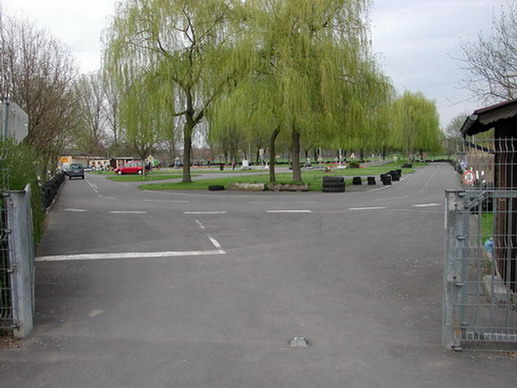 Eingang zum Verkehrsübungsplatz